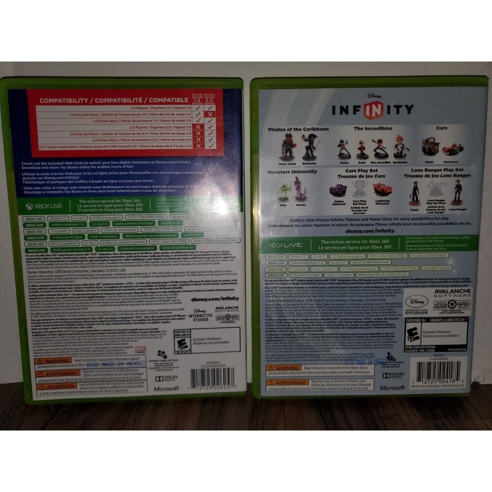 Disney Infinity And Infinity 2.0 Edition Xbox 360 With Manuals, Portal, Figures - Picture 2 of 16